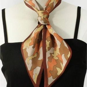 Retro inspired twilly scarf